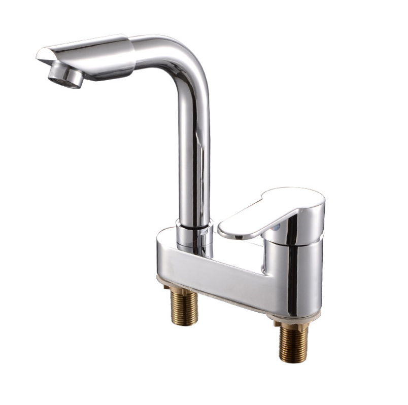 Copper dual-handle basin faucet - V3110