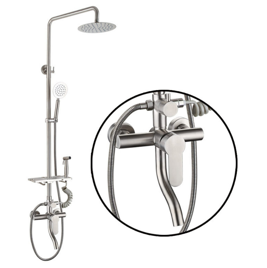 304 Four-mode airplane-style showerhead V-1005